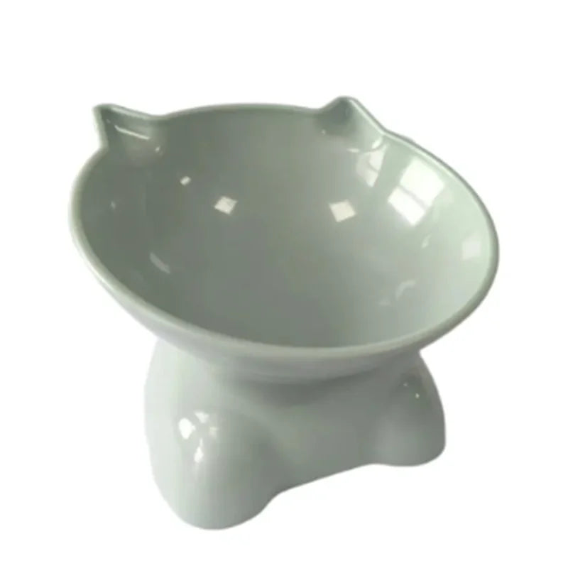 Hot Pet High Foot Bowl Cat Cutlery Cat Bowl Dog Bowl Anti-Upset Water Bowl Food Bowl Cat Food Bowl Dog Food Bowl