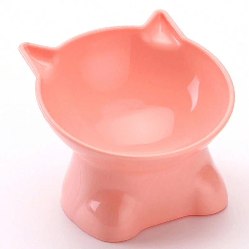 Hot Pet High Foot Bowl Cat Cutlery Cat Bowl Dog Bowl Anti-Upset Water Bowl Food Bowl Cat Food Bowl Dog Food Bowl