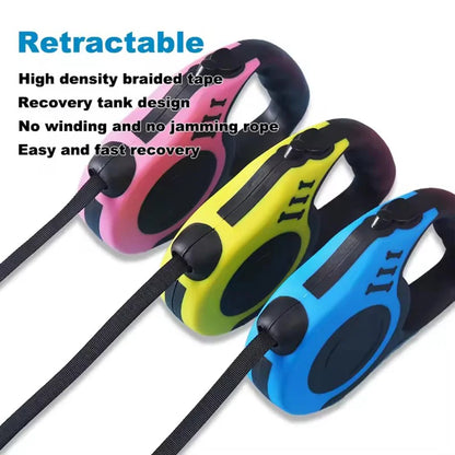 Pet Traction Device, Pet Dog Automatic Retractable Traction Rope, Automatic Retractable Dog Leash, Dog Leash for Going Out