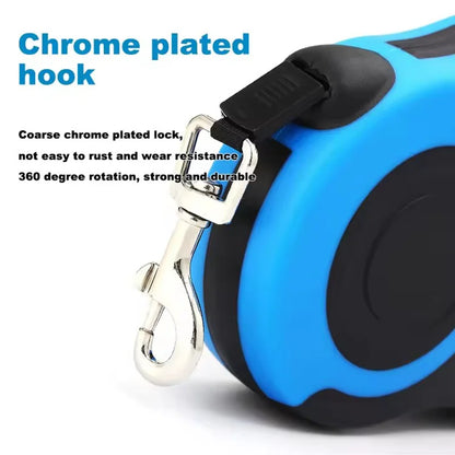 Pet Traction Device, Pet Dog Automatic Retractable Traction Rope, Automatic Retractable Dog Leash, Dog Leash for Going Out