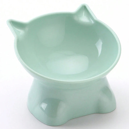 Hot Pet High Foot Bowl Cat Cutlery Cat Bowl Dog Bowl Anti-Upset Water Bowl Food Bowl Cat Food Bowl Dog Food Bowl